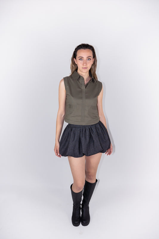 Midnight Skirt & Cactus Bloom Shirt